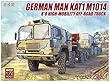 モデルコレクト 1/72 ドイツ軍 MAN KAT1 M1014 8x8高機動オフロードトラック プラモデル MODUA72132