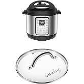 Instant Pot 9-in-1 Duo Plus 8L Electric Pressure Cooker, 13 Programs + [FREE] Glass Lid