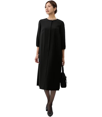【クリーニング済】AOKI レディース　ブラックフォーマル 礼服　スーツ　7号 Amazon.co.jp: AOKI レディース ブラックフォーマル セットアップ 喪服
