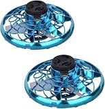 2個 LED 指先スピナー ハンドスピナー 光る よく回る スピナー ドローン 360度回転 自動回避機能 ミニ ドローン UFOミニドローン フライング スピナー トレス解消 暇つぶし脳トレー おもちゃ 減圧玩具 供と大人に適し 子供誕生日 贈り物 (2,A)