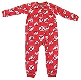 Utah Utes純正Stuff Toddler Coverallsスリーパーパジャマ – レッド