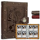 Durotan カードバインダー 4ポケット - TCG、MTG、トレーディングカードゲーム、マジックザギャザリング、ポケモン用のカード240枚を収納可能 - ブックアクセサリーギフト