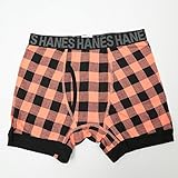 (ヘインズ)Hanes ジュニア バッファローチェックボクサーブリーフ 前あき HJ (830)パパイヤ 140cm HB6-073