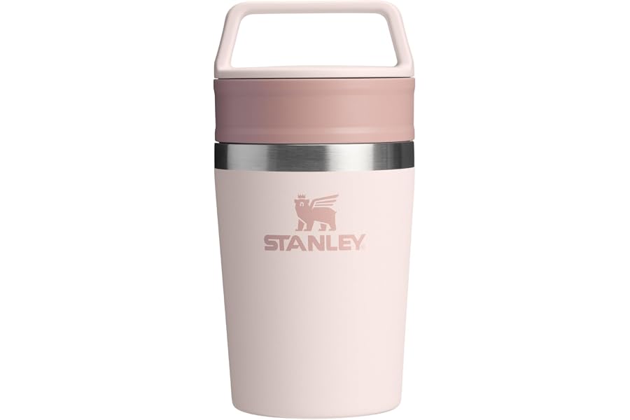 Stanley Cafe to Go Travel Mug | Leakproof Two-Part Drink Through Lid | Tumbler Cup for Coffee, Tea and Drinks | Insulated Sta