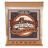 【正規品】 ERNIE BALL 2146 アコースティックギター弦 (12-54) EARTHWOOD PHOSPHOR BRONZE MEDIUM LIGHT