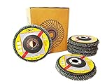 Prasertsteel Auto Body Sanding Flap Discs # 80 SQUIDHOOK - Back Hard ( 6 Pack )