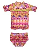 RuffleButts ラッフルバッツ　ラッシュガード上下セット　ディバーリ6-12m(66-76cm) [並行輸入品]
