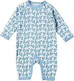 (フィクソーニ)FIXONI 北欧ブランド 綿１００％カバーオール ブルー 62cm