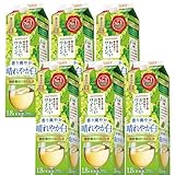 酸化防止剤無添加のおいしいワイン。白 [ 白ワイン 日本 1800ml×6本 ]