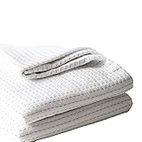 やわらかタオルケット 綿100％　お肌に優しい・汗をしっかり吸収　肌布団感覚　 ふっくら 　ダブル　180x200㎝