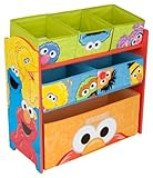 Sesame Street セサミストリート たくさん収納できる！収納ラック おもちゃ箱（6ケース） 【並行輸入品】