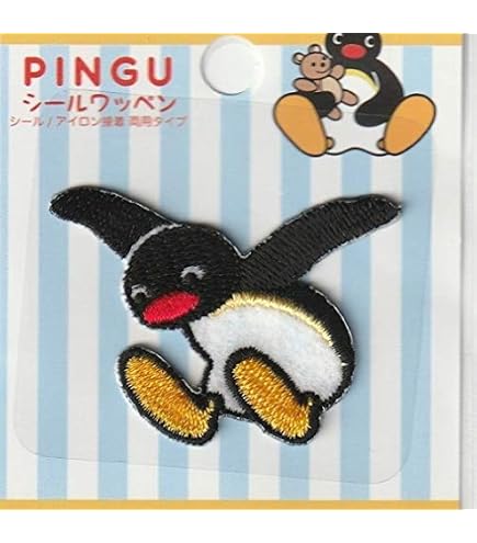 Amazon.co.jp: 稲垣服飾 PINGU シールワッペン ピングー星 シール