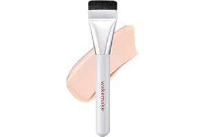 wakemake(ウェイクメイク) スパチュラワイドファンデーションブラシ (新ロゴ) べスコス受賞 韓国コスメ リキッドファンデ対応 ムラなく密着 薄づき 均一仕上げ メイクブラシ WAKEMAKE SPATULA WIDE FOUNDATION