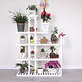 木製フラワーラック室内植物スタンド木製植物フラワーディスプレイスタンド木製ポットシェルフストレージラック屋外 (色 : B1)