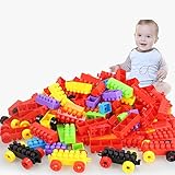 児童 チューバ プラスチック積み木 知育 幼児教育積み木を組み立 おもちゃの卸売り 児童益智おもちゃ（300枚） [並行輸入品]