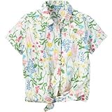 Carter's(カーターズ) フローラルタイフロントトップ グリーン トップス半袖シャツ 9ヶ月【並行輸入】