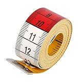 テープメジャー 巻尺 メジャー（150cm/60inch）裁縫用 自在曲線定規 採寸 テープメジャー 洋裁 定規 胸囲 布 巻き尺 スナップ付き 両面目盛 可愛い 携帯便利 ポータブルで実用的