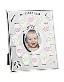 Baby First Year Silver Plated 13 Opening Picture Frame by Philip Whitney [並行輸入品]
