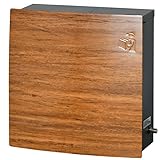 KGY 宅配ポスト プラッツ 壁面設置専用 MB-1DW 濃木目