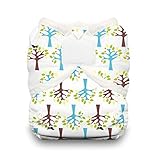 Thirsties Duo Wrap Diaper Cover with Hook and Loop, Blackbird, Size 1 by Thirsties [並行輸入品]