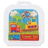 Stephen Joseph Eraser Set-Transportation [並行輸入品]