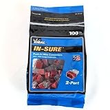 Ideal In-Sure Red 2-Port Push-In Wire Connectors [並行輸入品]