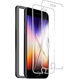 iPhone SE3 ガラスフィルム【ガイド枠付き】 iPhone SE2 フィルム 日本旭硝子素材製 二重強化耐衝撃 サラサラ手触り IPhone se3 / se2 / iPhone8 / iPhone7 液晶保護フィルム 硬度9H 耐衝撃 飛散
