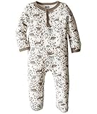 Mud Pieベビー男の子ウッドランドFooted Sleeper カラー: ブラウン