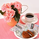 リーガース鉢植(薄ピンク) 黒どら焼き 花とスイーツ 花鉢 フラワーギフト