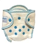 HappyEndingsTM Newborn Organic Cotton & Hemp Fitted Diaper [並行輸入品]