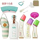 ベッタ ブレイン電子レンジ消毒用ケース発売記念セット/贝塔智能玻璃+PPSU树脂奶瓶微波炉消毒纪念套装/Doctor betta Brain Microwave Sterilization Glass