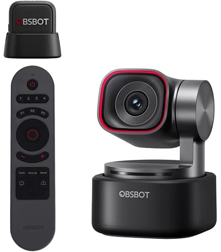 Amazon.co.jp: OBSBOT Tiny 3 Lite マイク リモコンセット : パソコン