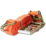 ラッシングベルト 耐荷重10t×10m 1本 ラチェットバックル 荷締め機