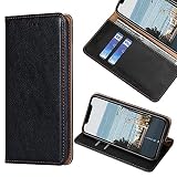 KWATUNG iPhone 12 ケース 手帳型 内蔵マグネット スマホケース iPhone 12 Pro 手帳型ケース シンプルおしゃれ アイフォン 12 プロ ケース 手帳 折り畳み式 アイフォン 12ケース 手帳型 着脱しやすい アイフォン 12 pro 財布型カバー 携帯カバーカードポケットスタンド機能 軽量薄型 耐衝撃 iPhone12/12Pro 用【6.1インチ】ブラック