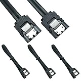 【3本セット】SATA 3ケーブル ストレート 45cm ブラック