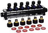 Viega 49063 PureFlow Minibloc Poly PEX Press 1/2-Inch to 6 Press No. of Outlets [並行輸入品]