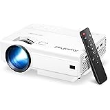 XuanPad Projector, 2024 Upgraded Mini Projector, Portable Video Projector HD 1080P Supported, 55000 Hours Home Projector, Com