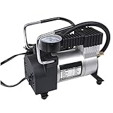 ミニタイヤポンプコンプレッサー150PSIポータブル電気エアコンプレッサーDC 12V車のタイヤインフレータポンプゲージ