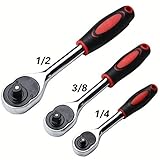 REPLAITZ　ラチェットレンチ　差込角12.5mm&10ｍｍ＆6.35mm (差込角12.5ｍｍ)