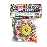 AteaMart DIYビーズ&ペグボード パック (キット内容:5mm-1パック200ピース+1個ヒューズビーズ ボード+アイロンペーパー) FORクリスマスギフト（ミックス2）並行輸入品