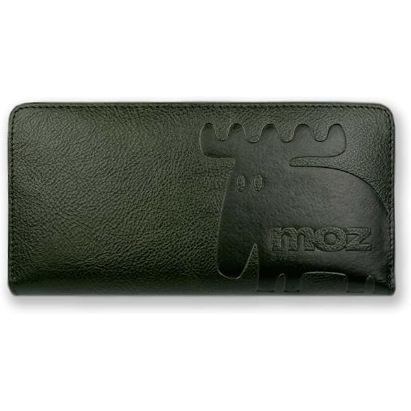 Amazon | 全3色！moz（モズ）リアルレザー ラウンドファスナー 長財布 