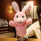 【TERA】ハンドパペット ぬいぐるみ 人形 ハンドパペット 動物 ぬいぐるみ 手踊り 動物 人形 アニマル パペット ぬいぐるみ 人形 動物 指人形 ハンドのパペット 腹話術 人形 手踊り 子供 知育 プレゼント小道具 対象年齢6才以上 (ウサギ)