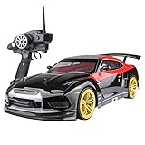 ジコンカー 1:10 四輪駆動70 Km/h 2.4GHz 水平制御 リモコンドリフト高速カー LED省エネランプ付き おもちゃ 大人 子供用 (デュアルバッテリー,イエロー) (デュアルバッテリー（時速70km）,C) [並行輸入品]