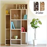 フレーム　ハイ　オープンシェルフ　（ライトブラウン）