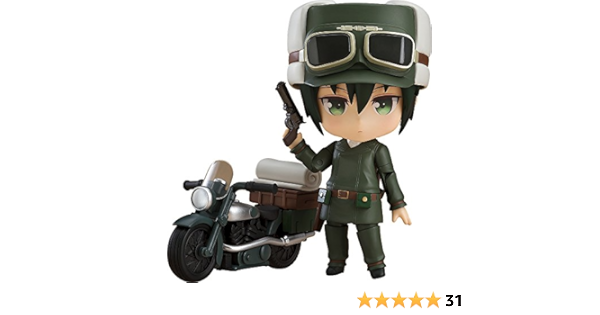 キノの旅 ねんどろいど キノ&エルメス フィギュア バイク 銃 帽子