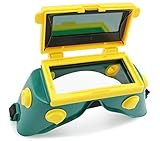 AGUNI® 溶接マスク 保護メガネ 太陽電池 ソーラー式 自動遮光 自動で暗くなる液晶フィルター [予備フィルター1枚付き]