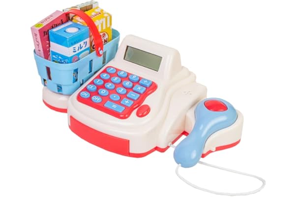 お店員さん お買い物レジスター 3歳以上お勧め おままごと お会計 お店屋さんごっこ お買い物 ごっこ遊び コンビニ スーパーマーケット レジおもちゃ レジスターおもちゃ ロールプレイ 入園 入学 女の子 子供の日 子供向け 男の子 知育玩具 能力育成 誕生日の贈り物 電池
