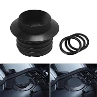 Pop-up Tank Gas Cap Black Vented Flush 