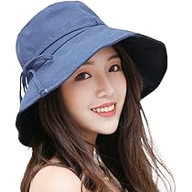 Amazon | [Alicret] UVカット帽子 レディース 日除け帽子 つば広