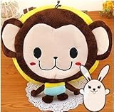 Carfeny ポシェット 子供 子ども用バッグ ショルダー ポシェット 財布 キッズ 幼稚園 保育園 お出かけ (猿)